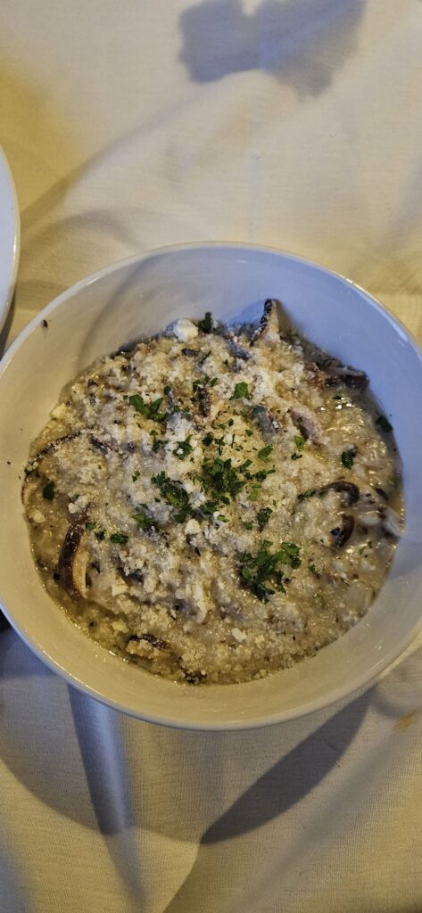 Risotto with wild mushrooms